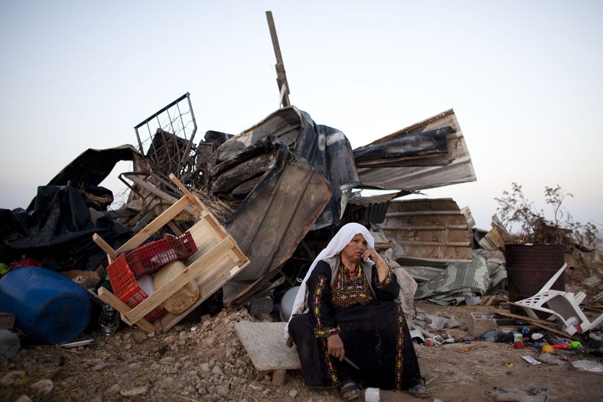 Dozens Left without Roofs over Their Heads as Israel Demolishes Palestinian Bedouin Village for 171st Time