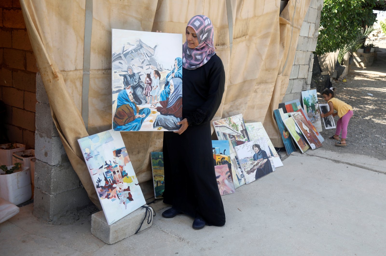 Palestinian Woman Translates Fears of Israel’s Annexation into Art