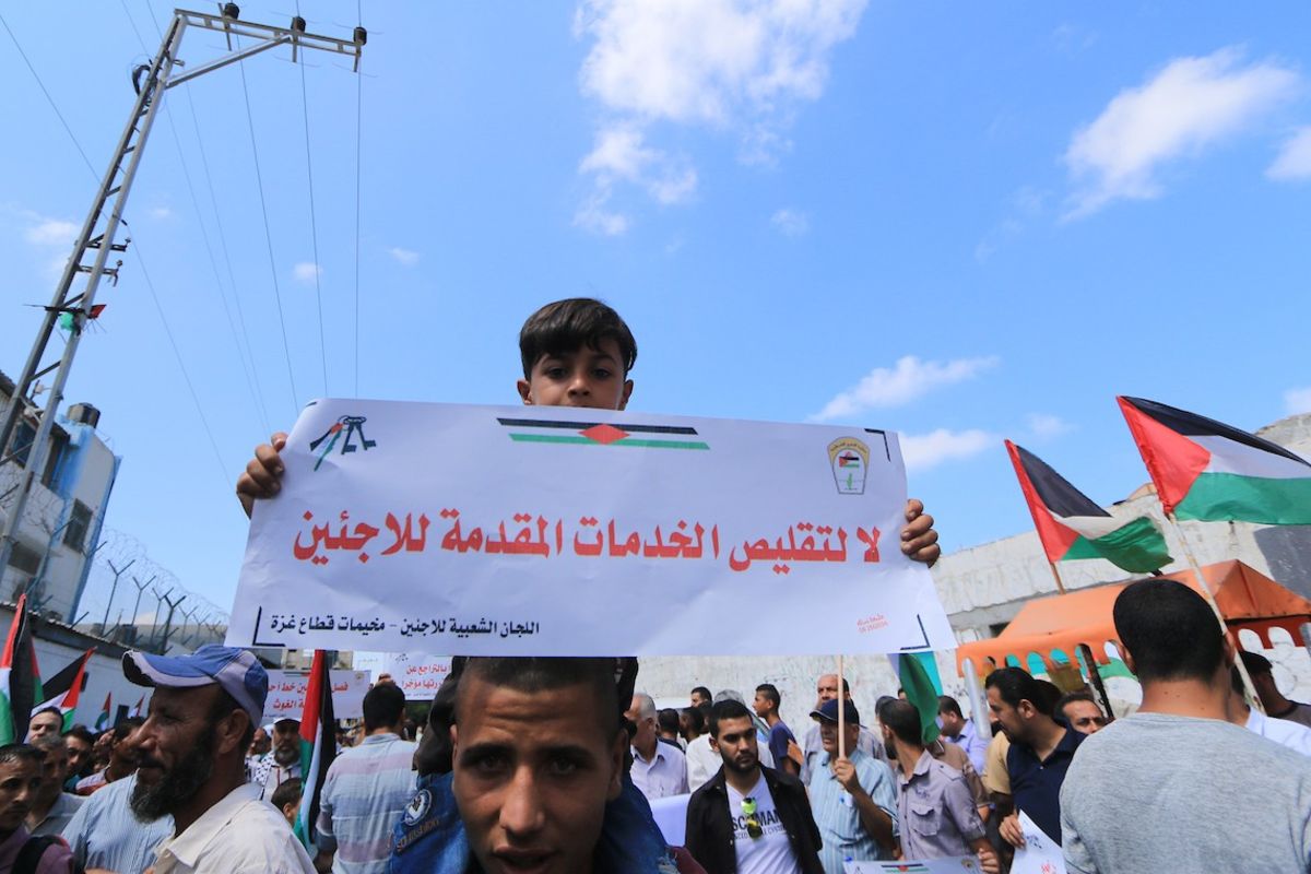 لجان اللاجئين بغزة تحذّر الأونروا من تقليص المساعدة الغذائية