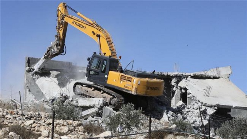 Israeli Forces Demolish Palestinian Wedding Hall near Tulkarem