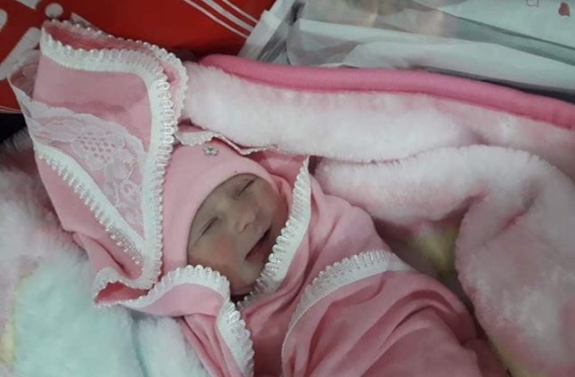 Displaced Palestinian Woman Appeals for Reunification with Her Newborn
