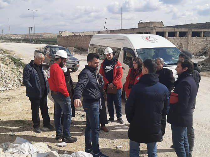 Swiss Delegation Inspects Deteriorating Situation of Palestinian Refugees in Northern Syria