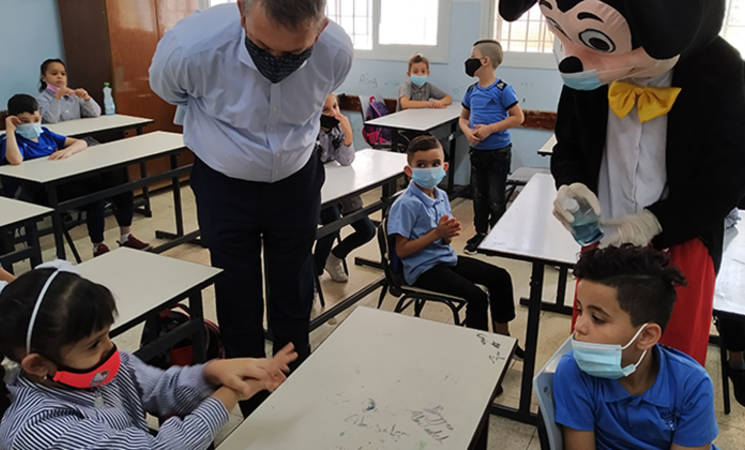 UNRWA Commissioner-General Visits Palestinian Refugee Camps in Bethlehem Amid COVID-19 Surge