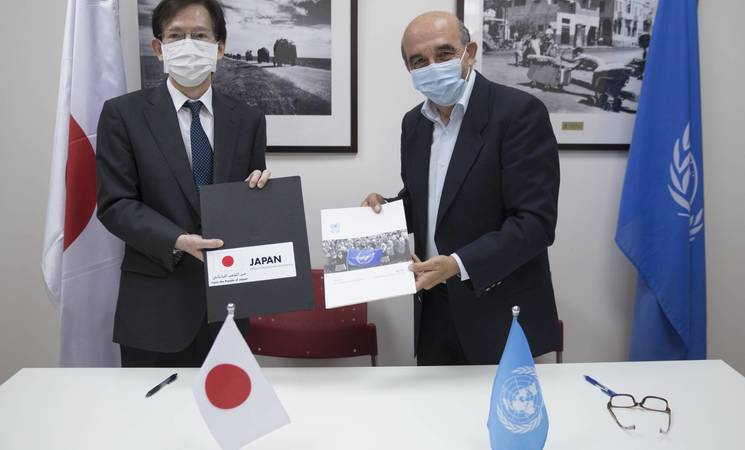 Japan Contributes Approximately US$ 4.3 Million for Food Assistance to Palestine Refugees