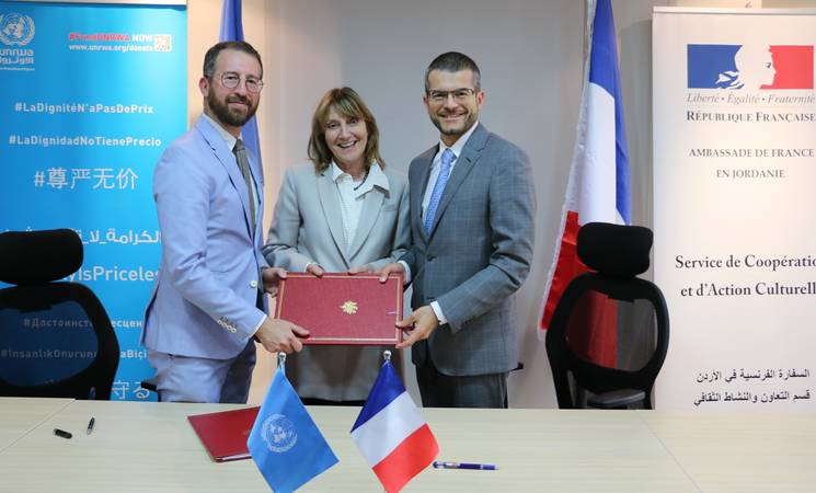 France Supports UNRWA with 20 Million Euros