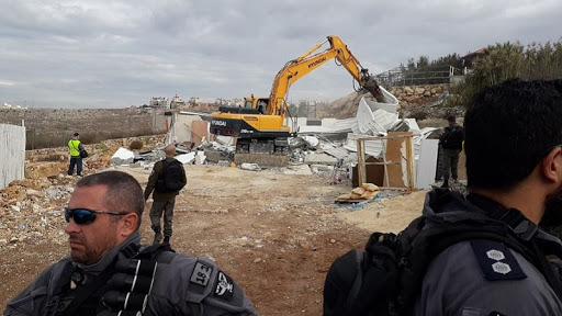 Occupation Forces Demolish Palestinian Shacks near AlKhalil