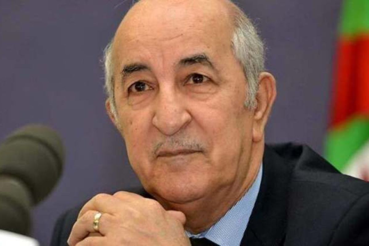 الرئيس الجزائري يدعو لتمكين الشعب الفلسطيني من استرجاع أرضه