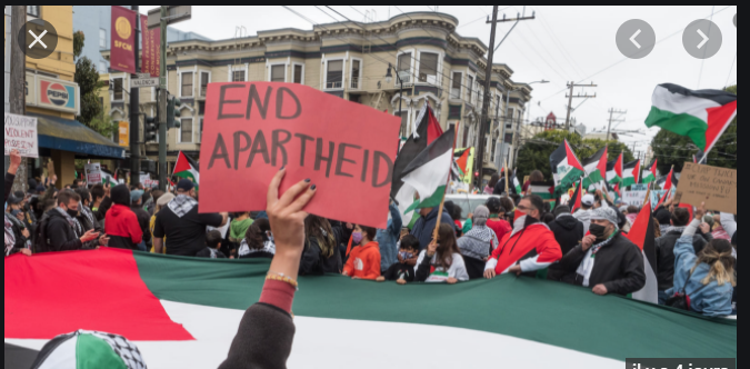 Protest Blocks Israeli Cargo Ship at Port of Oakland in Support for Palestinians