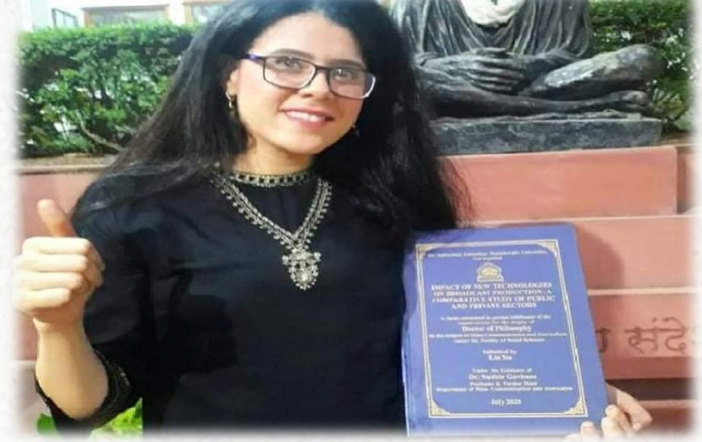 Palestinian Refugee Student Earns PhD with Honor in India 