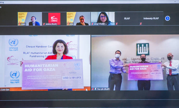 Singapore Raises US$ 3.18 Million For Palestine Refugees