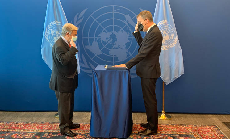 Palestine Refugee Agency’s Chief Sworn In at New York Ceremony