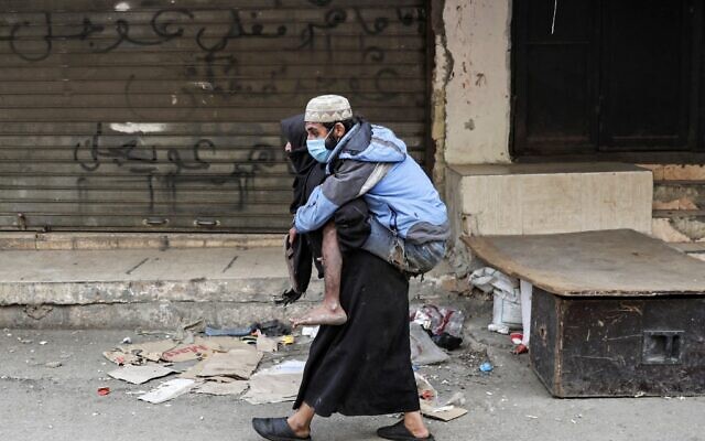 Palestinian Refugees Rally Outside of UNRWA Office in Lebanon over Aid Cut