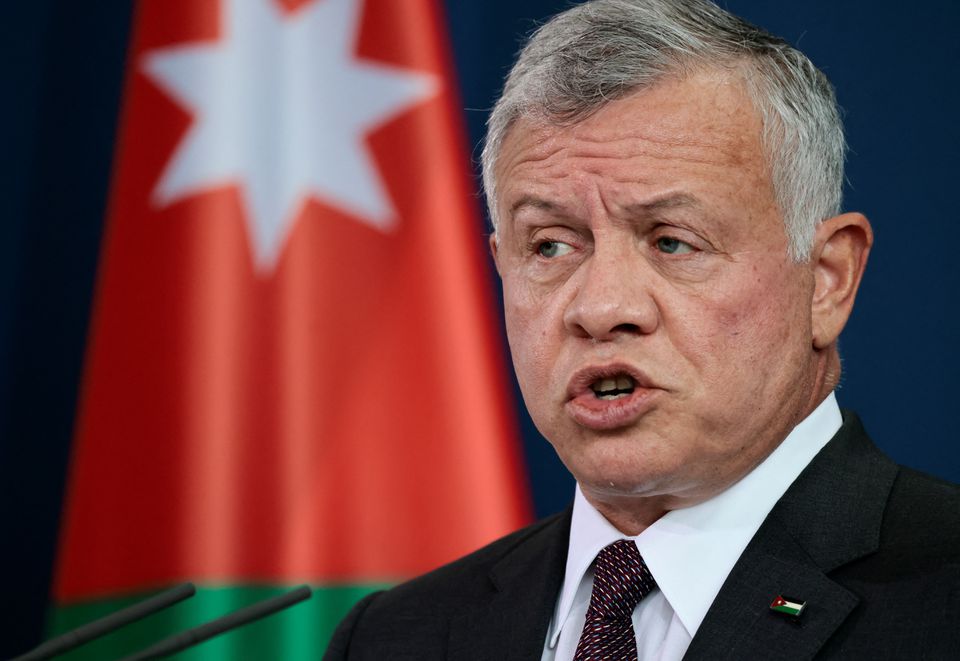 ملك الأردن: لا يمكن إنكار حق الفلسطينيين في تقرير المصير