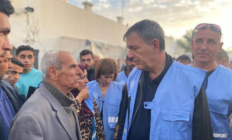 Following Gaza Visit, Chief of Palestine Refugee Agency Renews Urgent Call for Long-Standing Humanitarian Ceasefire