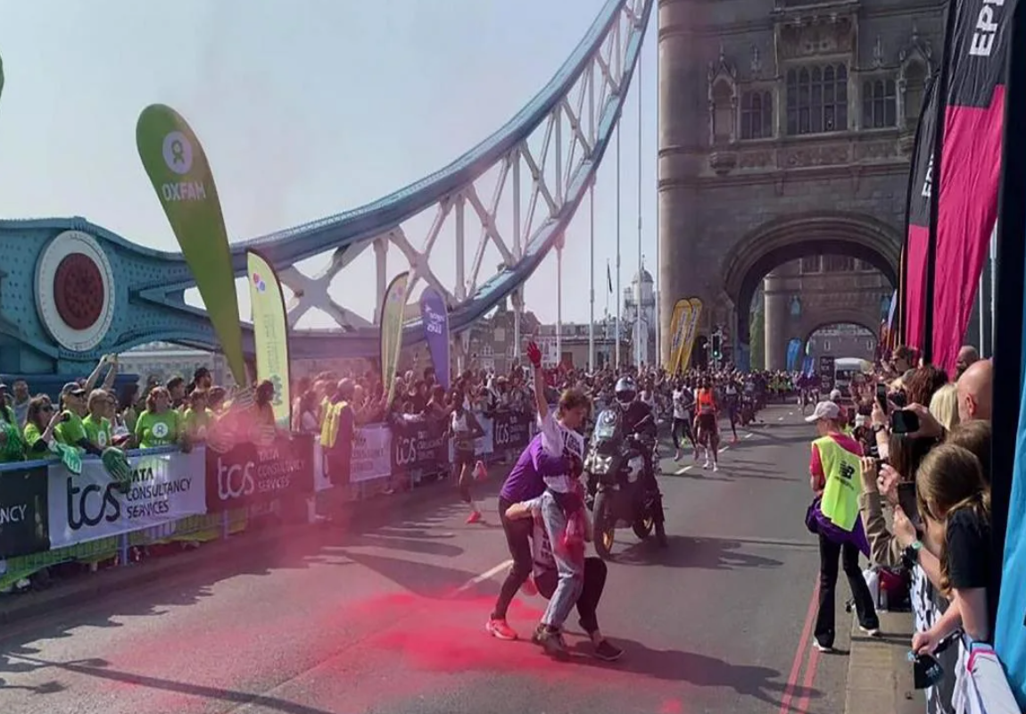 Protesters Disrupt London Marathon, Calling for Full Trade Embargo on Israel