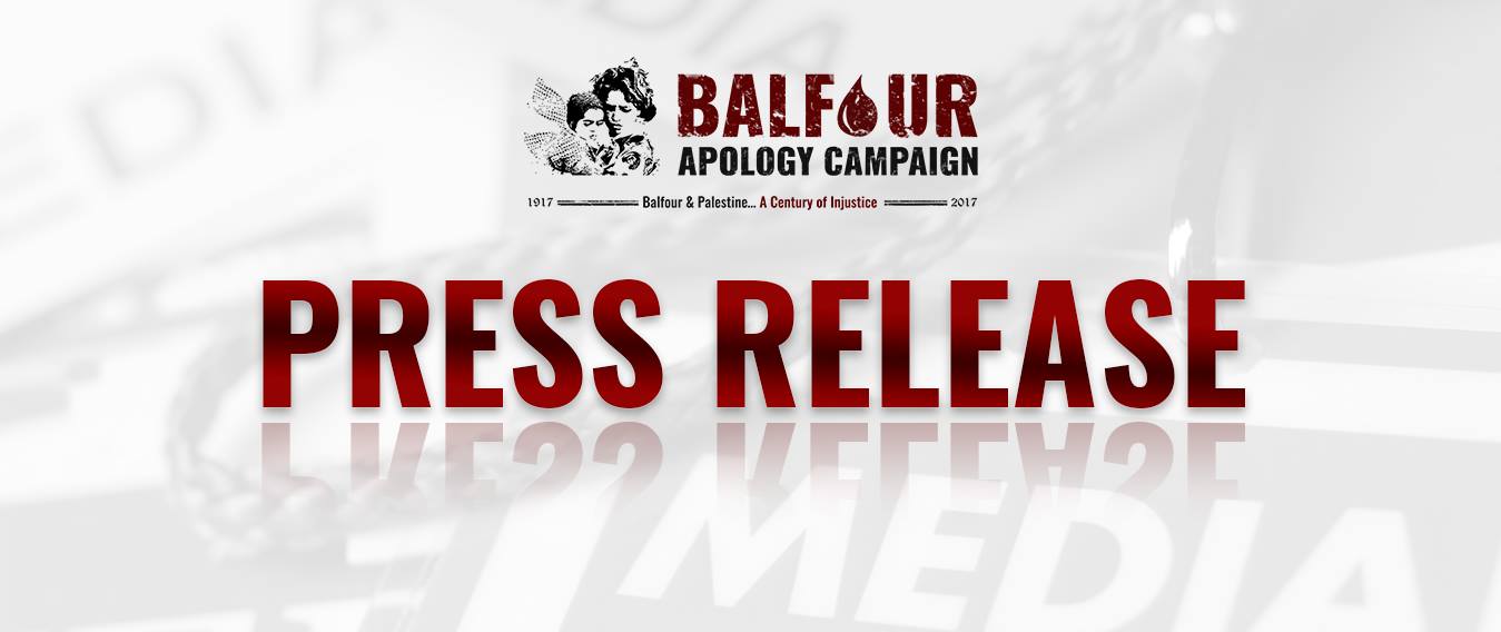Balfour Declaration Apology Petition Launched in London