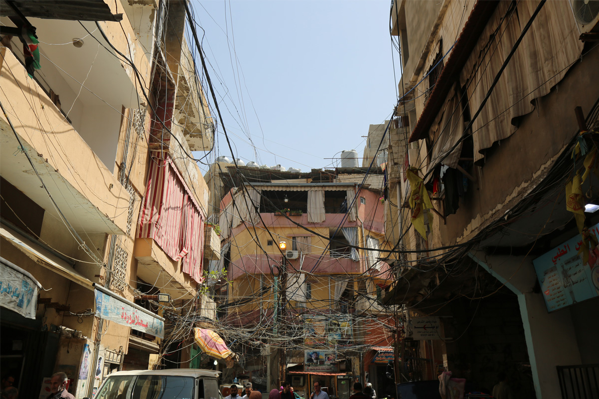 PRC delegation of journalists visit Palestinian refugee camps in Lebanon
