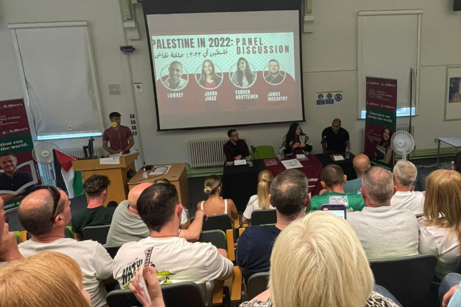 Palestinian Return Centre debut speech at Belfast’s Féile An Phobail