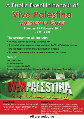 Viva Palestina Convoy Celebration Day