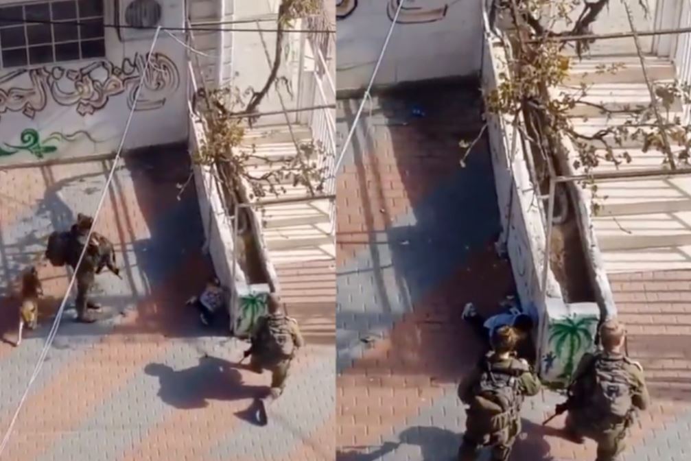 Israeli Soldiers Intimidate Palestinian Toddler in Occupied West Bank